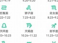 12星座查询表(12星座查询表图片)