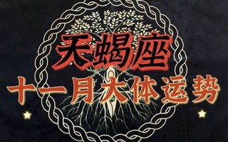 天蝎座11月运势(天蝎座11月运势2019)